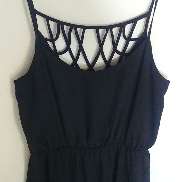 Studio Y Spaghetti Strap Black Dress - Picture 2 of 11